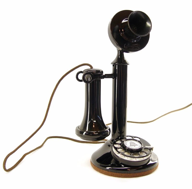 Western Electric Antique 1920s Rotary Dial Candlestick Telephone Bell