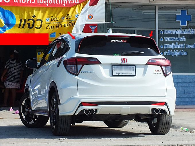 Fit For Honda HR V HRV 2014 2016 Spoiler Rear Wing MUGEN Style