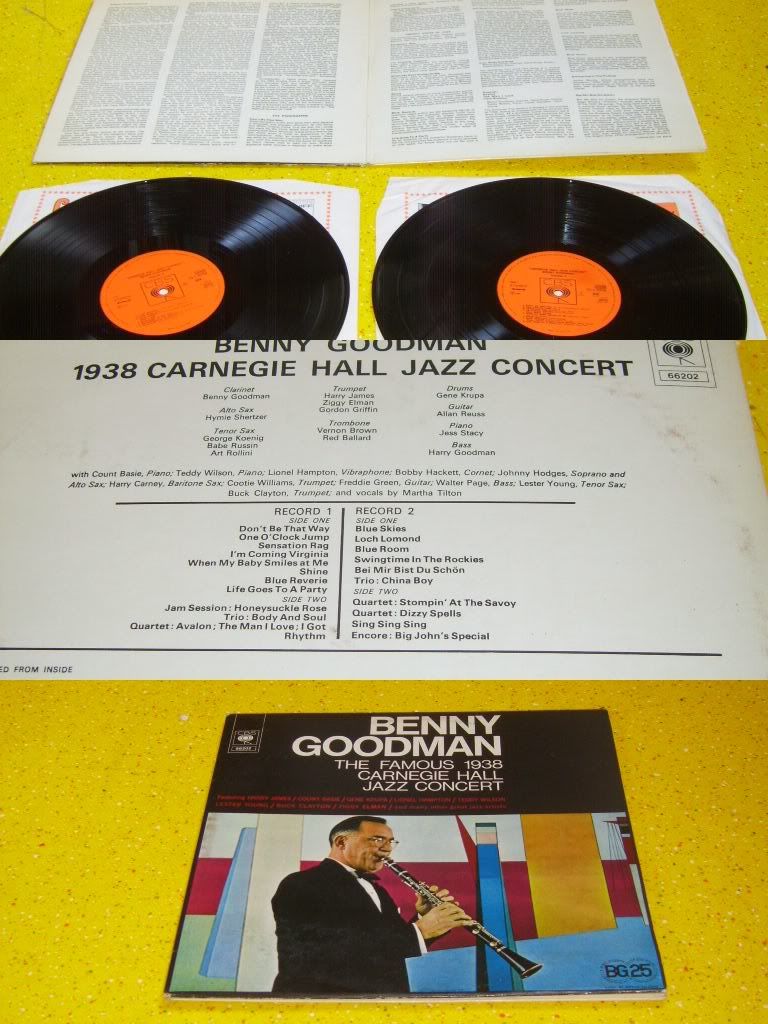 Goodman,Benny The+Famous+1938+Carnegie+Hall+Jazz+Concert LP