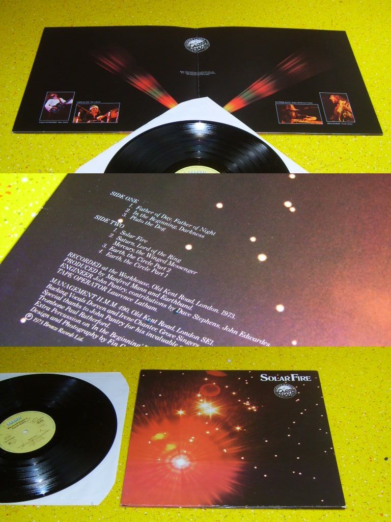 Manfred Mann'S Earth Band Solar+Fire LP