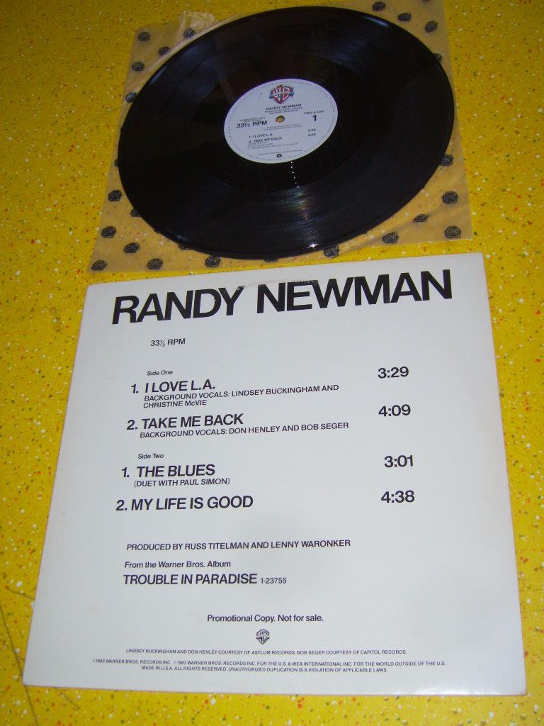 Randy Newman - Selections From Trouble In Paradise