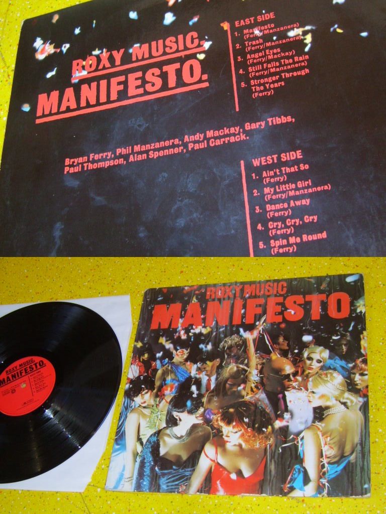 Roxy Music - Manifesto Vinyl