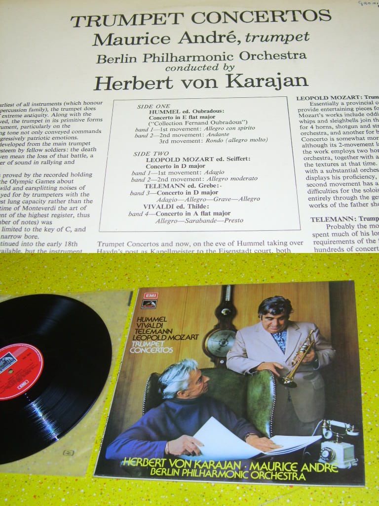 Maurice Andre / Herbert von Karajan - Berliner Phi - Trumpet Concertos