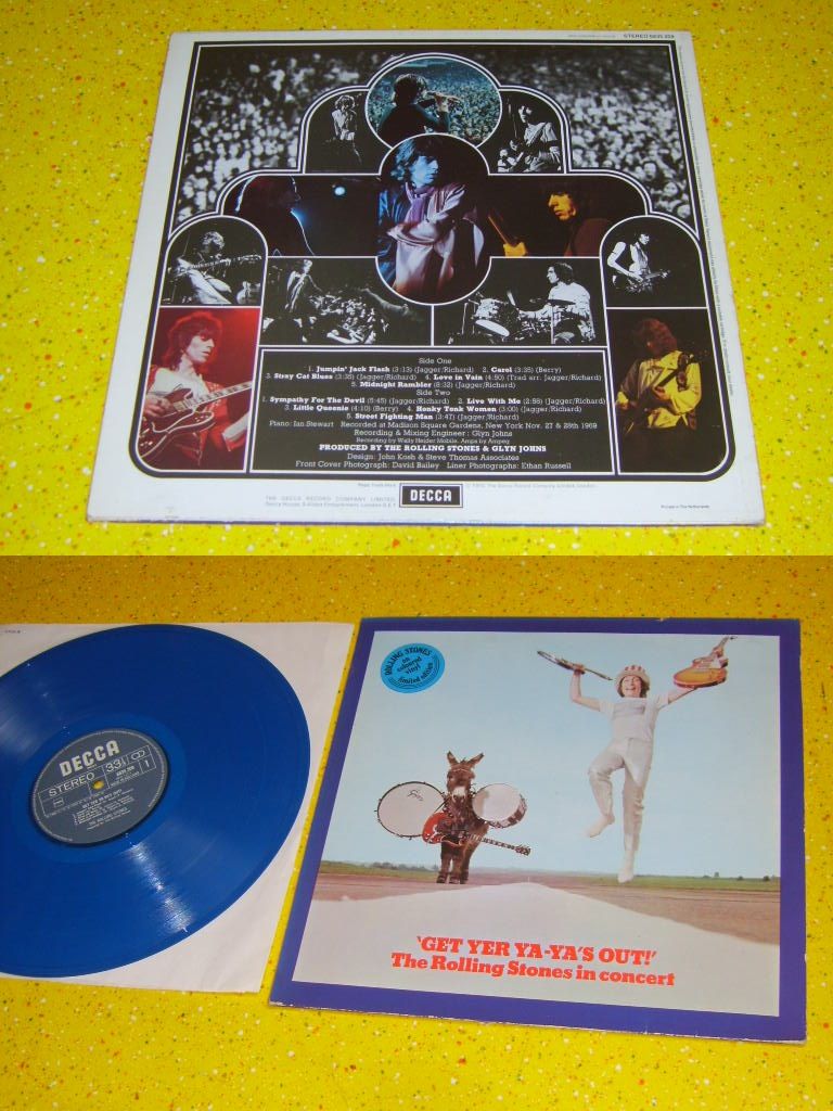 Rolling Stones - Get Yer Ya-ya's Out ! / Blue Vinyl