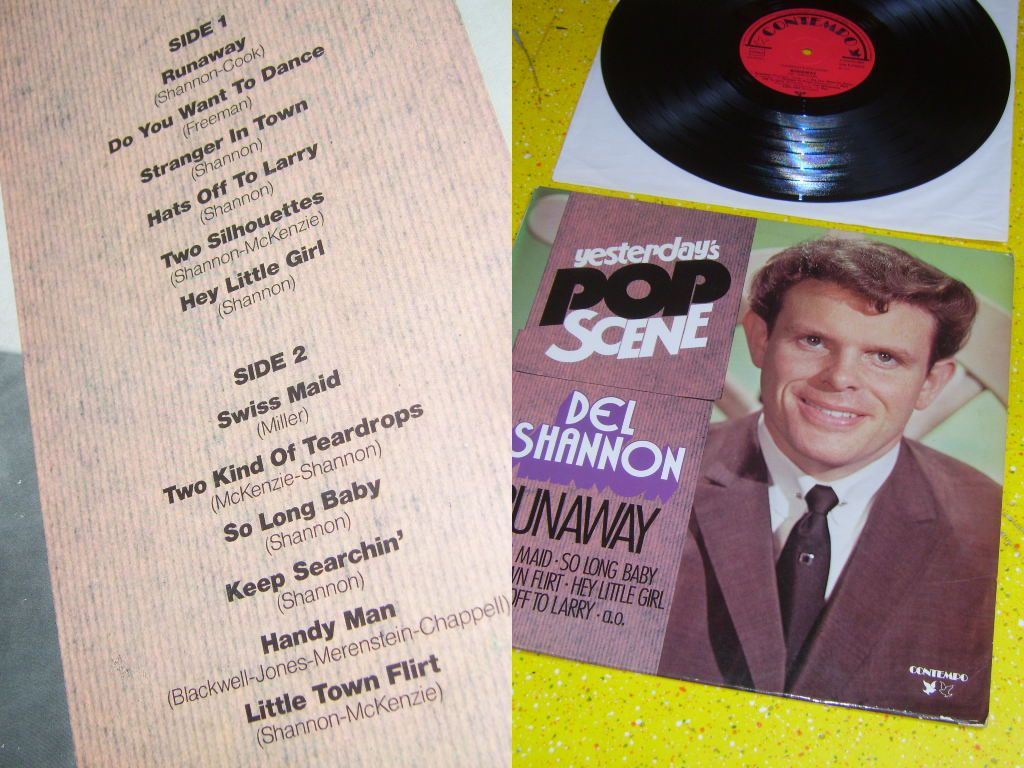 Shannon, Del - Runaway - Yesterday's Pop-scene -