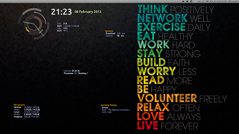 Make your UBUNTU desktop look stunning with Conky