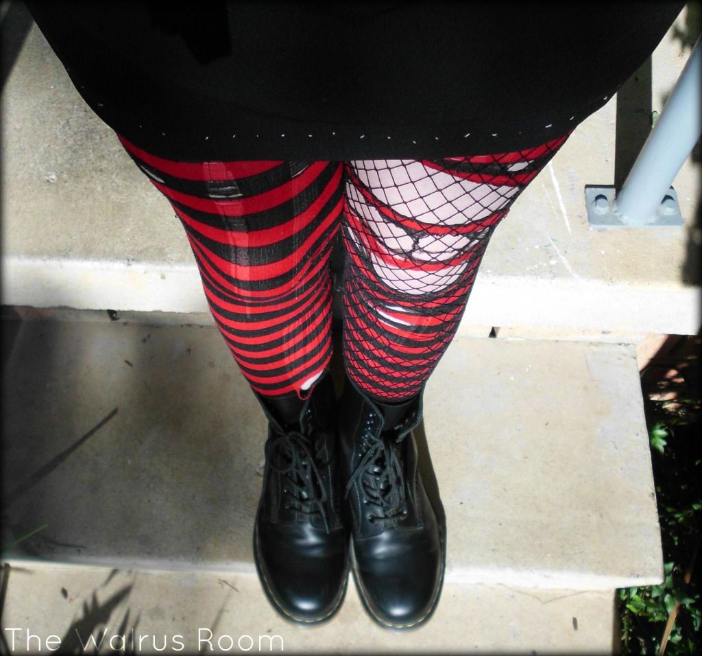 Striped Tights Goth Tights Tattered & Torn Tights Fishnet Tights