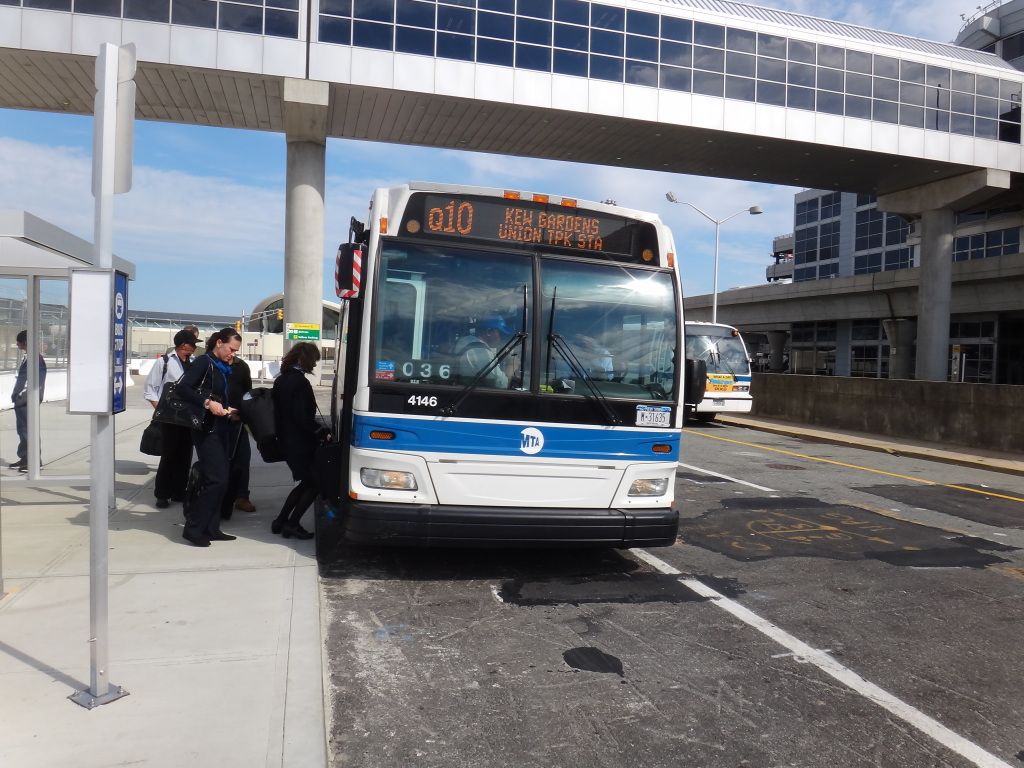 JFK Airport / Q10 Pics (from the new bus stop) Bus Photos & Videos