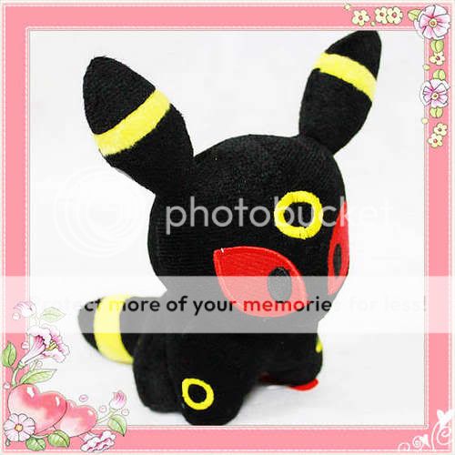 Nintendo Pokemon Umbreon ブラッキー Blacky Stuffed Animal Plush 