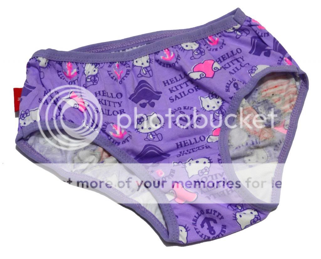 Cute Baby Girl Hello Kitty Panties Briefs Bloomer Diaper Cover Colorful Purple