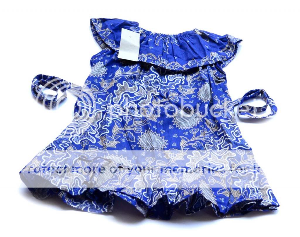New Baby Girls Kids Floral Dresses Outfit Clothes Batik Flower Multicolor 12 M