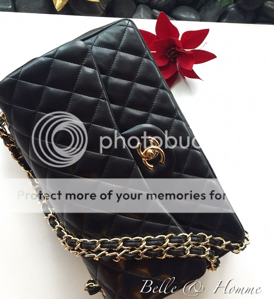 [WTS] Chanel Black Lambskin Classic Jumbo Flap