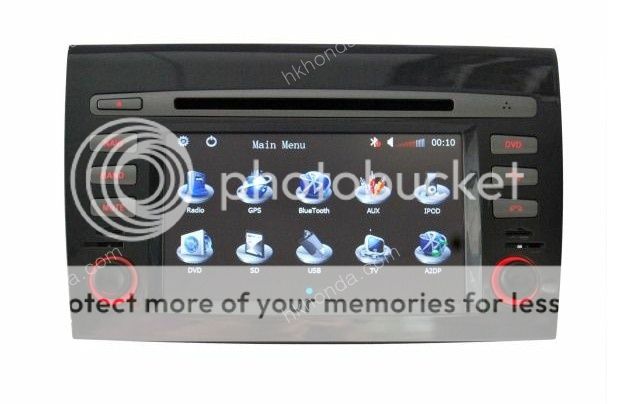  GPS DVD Navi Radio RDS Bluetooth iPod for Fiat Bravo 2007 2012